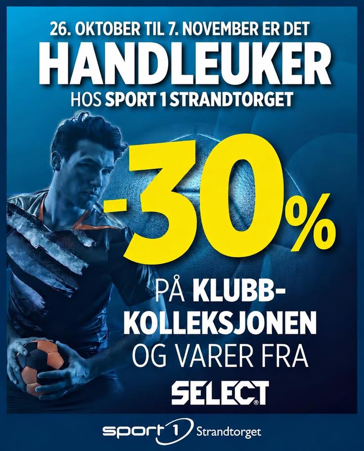 Handleuker hos Sport 1 Strandtorget